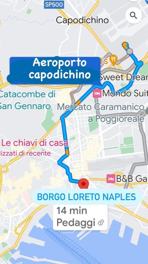 Borgo Loreto Napels Buitenkant foto
